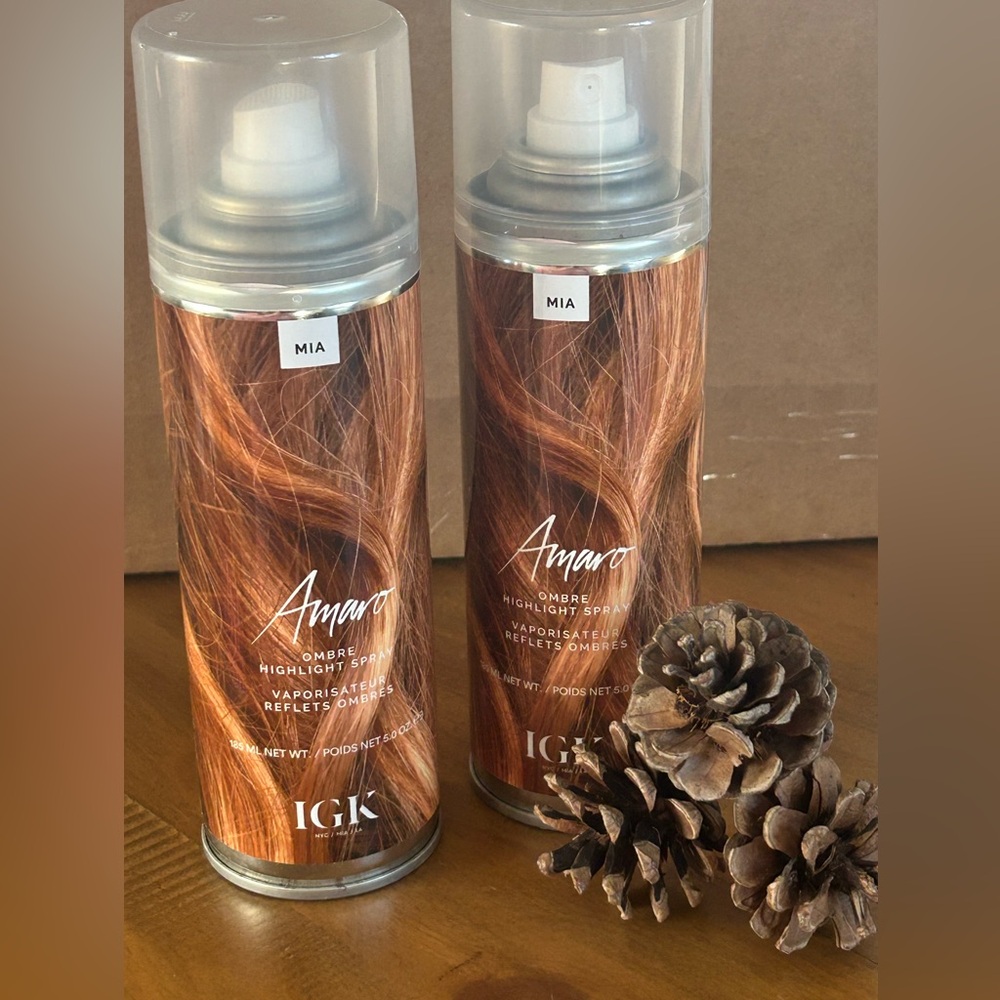 NWT IGK Amaro Ombre Highlight Spray - Warm Brown (set of 2)